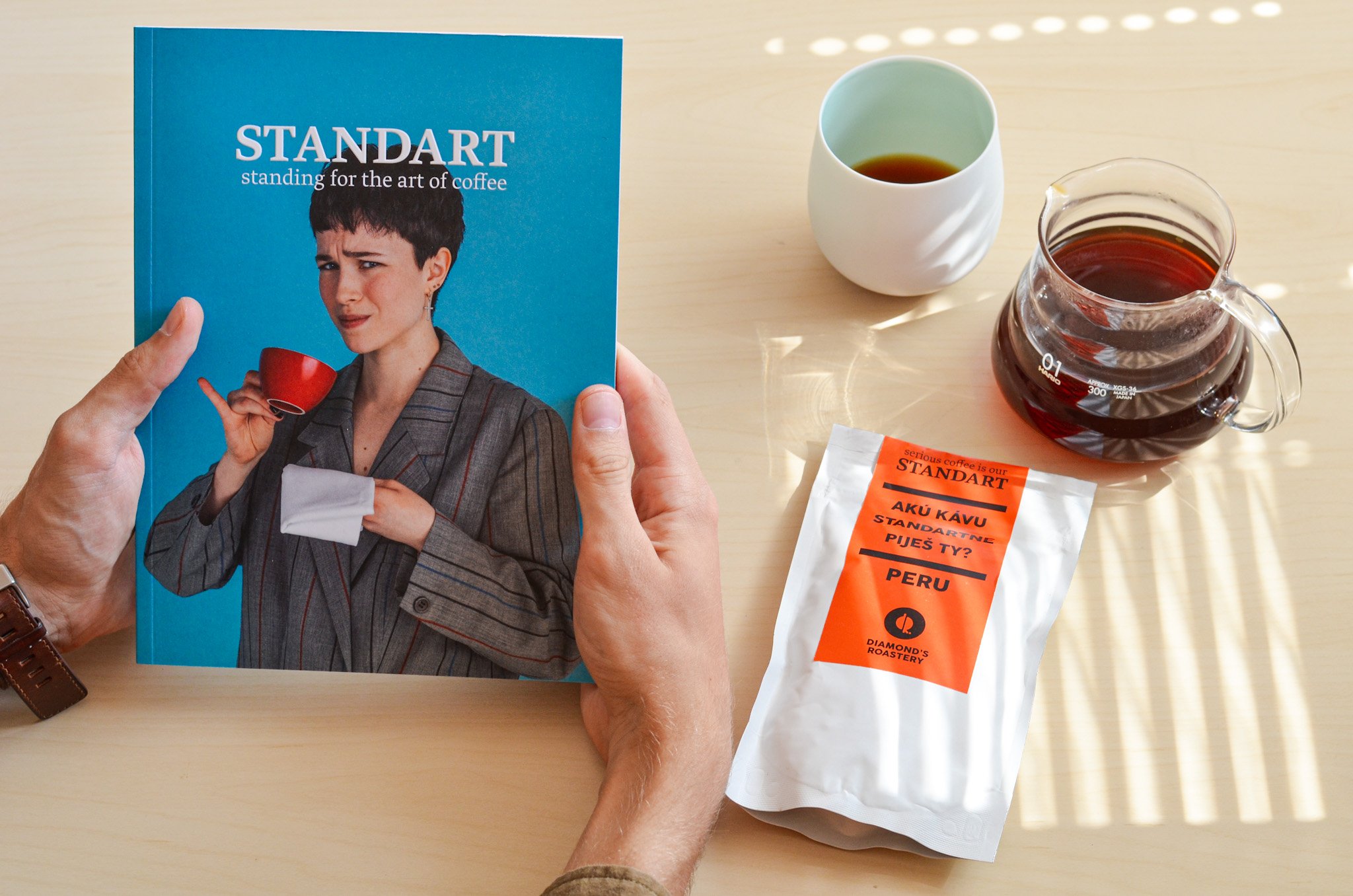 Podpor kaviarne so Standartom